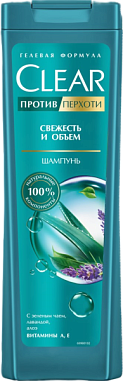 CLEAR Шампунь 400мл Свежесть и объем/12 от магазина МылоПорошок